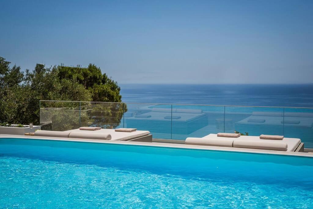Lourdas White Villa Lourdata  Exterior photo